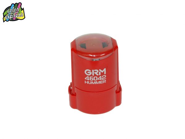 Автоматическая оснастка для печатей  GRM 46042 Hummer красного цвета — изображение 2