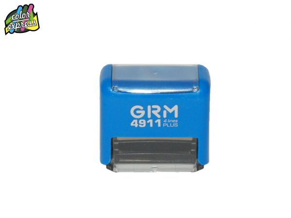Автоматическая оснастка для штампа GRM 4911 Plus синего цвета 41x16 — изображение 2
