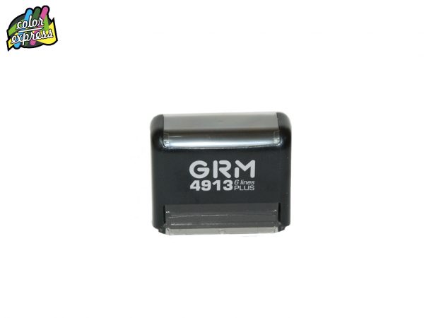 Автоматическая оснастка для штампа GRM 4913 Plus черного цвета 59x23 — изображение 2