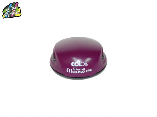 Карманная оснастка для печати  Colop Mouse R40 баклажанового цвета — изображение 2
