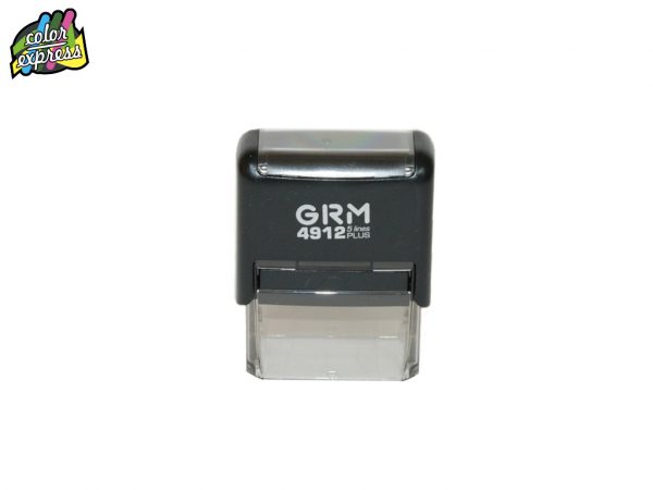 Автоматическая оснастка для штампа GRM 4912 Plus черного цвета 47x18