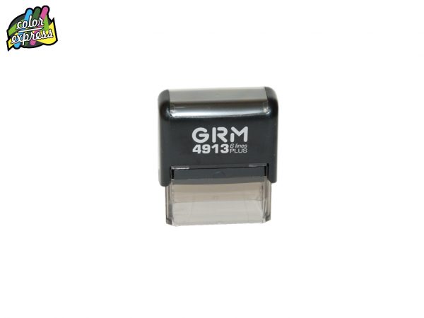 Автоматическая оснастка для штампа GRM 4913 Plus черного цвета 59x23