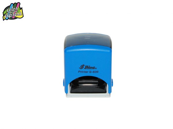 Автоматическая оснастка для штампа Shainy Printer S-836 синего цвета 45х30 — изображение 2